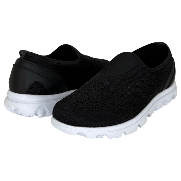 Propet Travelactive Black Mesh Slip-On Womens Sneakers Size 7M - Picture 9 of 11